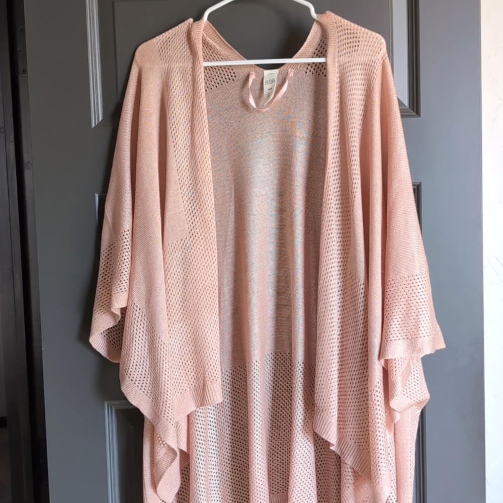 🌸 a.n.a Light Pink Knit Kimono One Size